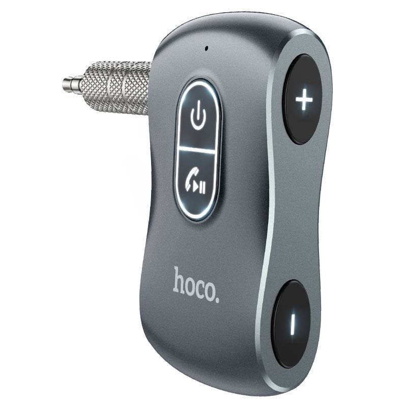 Receptor Bluetooth para coche Automovil Hoco E73 Salida AUX de 3,5