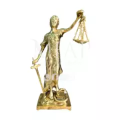 MFAP BRONCERIA Y ANTIGUEDADES - Dama de la justica 34 cm en bronce