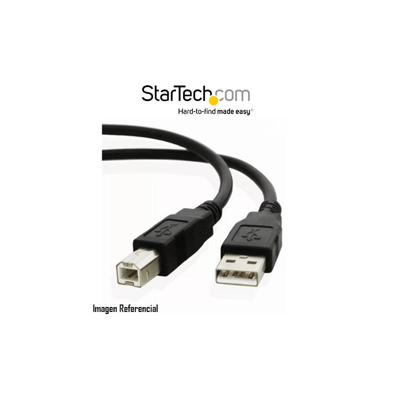 STARTECH - CABLE USB A MACHO A USB B MACHO STARTECH PARA IMPRESORA P/N:USB2HAB5M