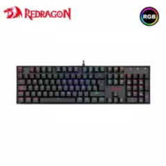 REDRAGON - Teclado Mecanico Redragon MITRA K551-RGB BLACK ESPANISH RED SWITCH