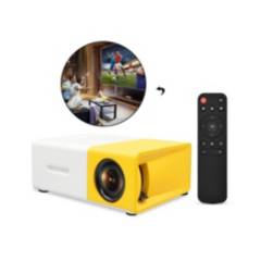 GENERICO - Mini Proyector Portatil Full HD - Cine En Casa color Amarillo