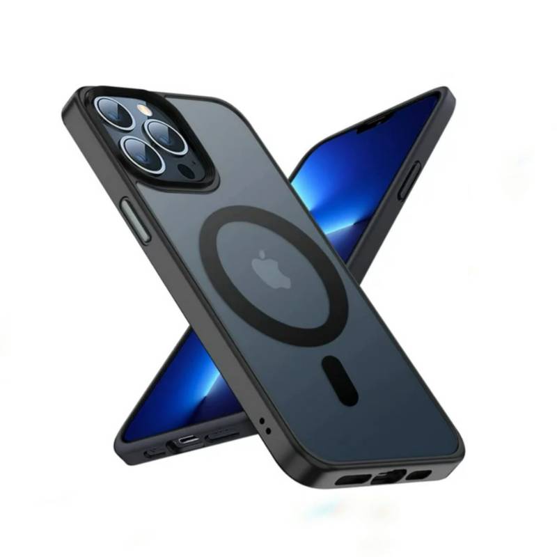 Case MagSafe Negro-Transparente iPhone 13 – Accesorios Smartech Colombia