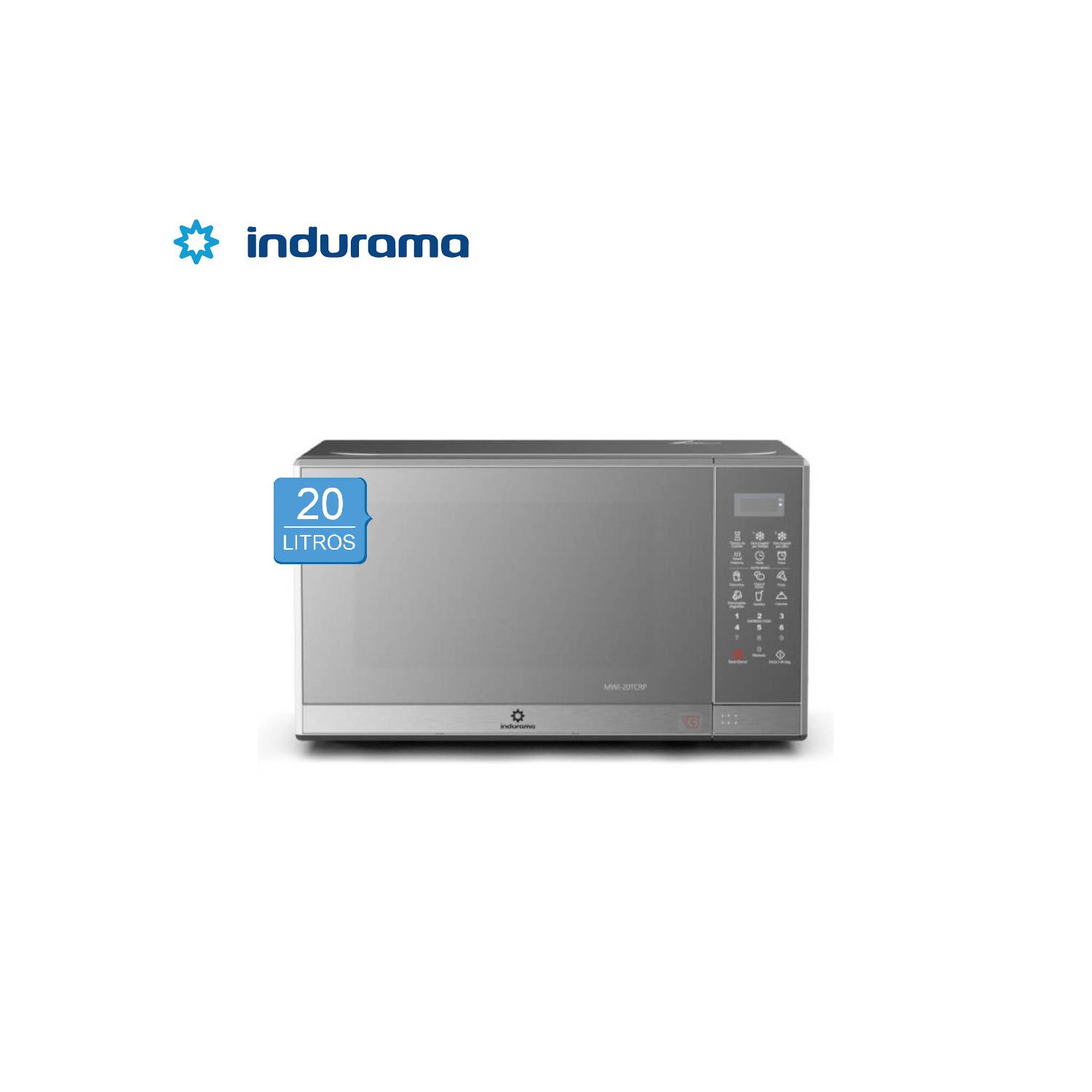 Horno microondas Indurama MWI-20TCRP Croma 20L