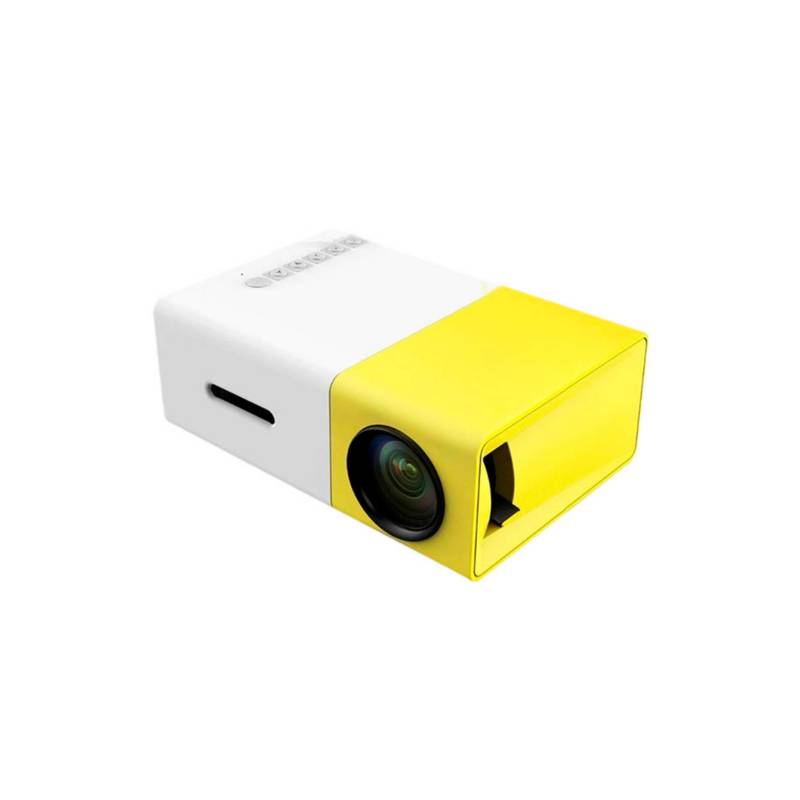 Mini proyector portátil, mini proyector, proyector de video, proyector Full  HD, proyector de cine en casa LED portátil de color real para teléfono