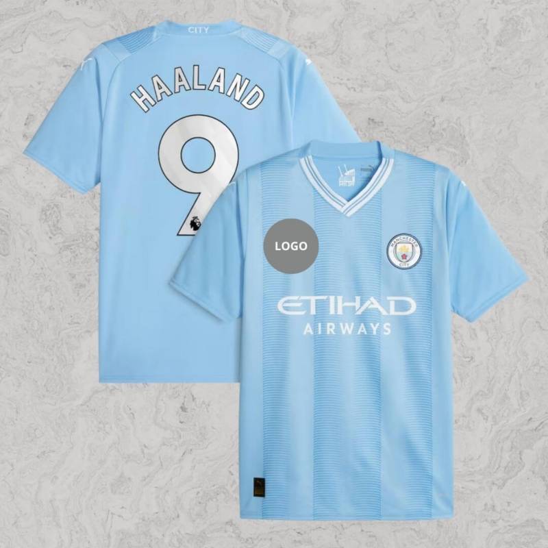 Camiseta Manchester City 2023-2024 Jugador Haaland GENERICO