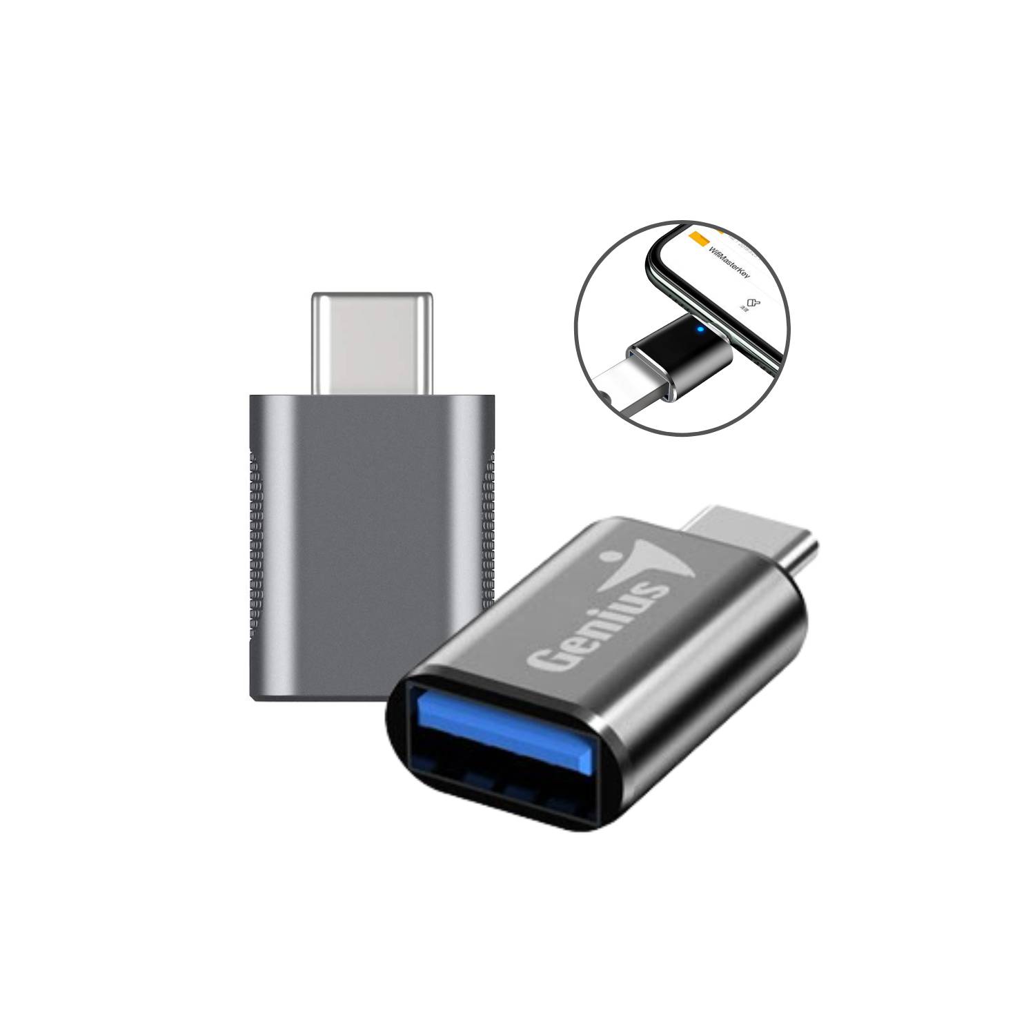 ADAPTADOR USB-C A USB-A GENIUS