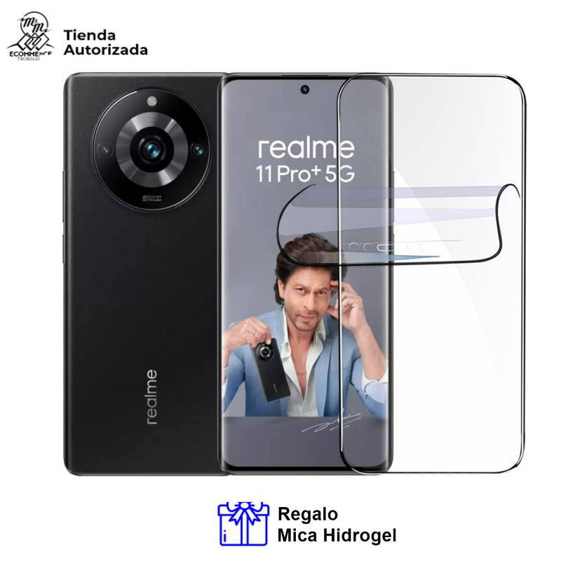 REALME - Celular Realme 11 Pro Plus 5g 12gb Ram 512gb +Mica hidrogel - Negro