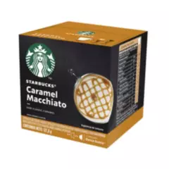 NESCAFE DOLCE GUSTO - Capsula de café Starbucks Caramel Macchiato 12cap
