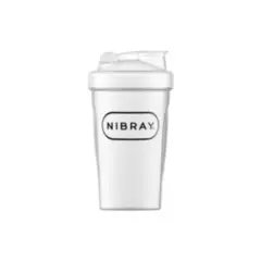 NIBRAY - Shaker Deportivo con Mezclador de Acero 400 ml Nibray