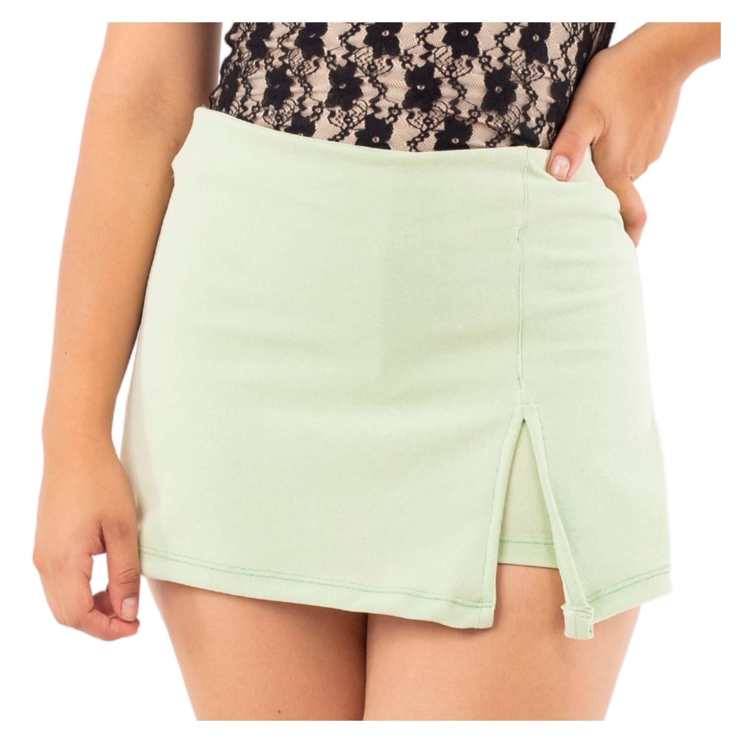 Ripley - FALDAS MUJER KALHUA FALDA SHORT LANKA PLOMA