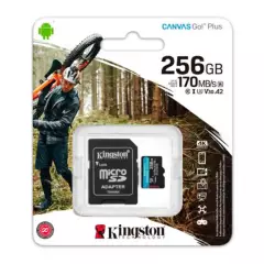 KINGSTON - Memoria Micro SD Kingston 256GB Canvas Go Plus