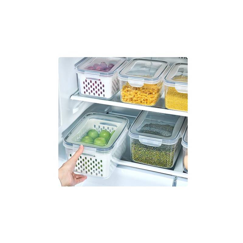 Una idea es utilizar organizadores de acrílico en tu refrigerador ✓ . . .  Te ayudará a mante…