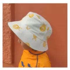 INCAHUGS - Gorro Bucket UV para niño niña de 2 a 5 años Monkeys