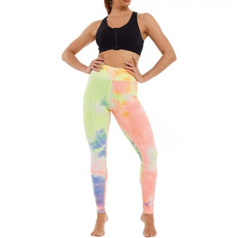 Leggings deportivos Tie-Dye Multicolor