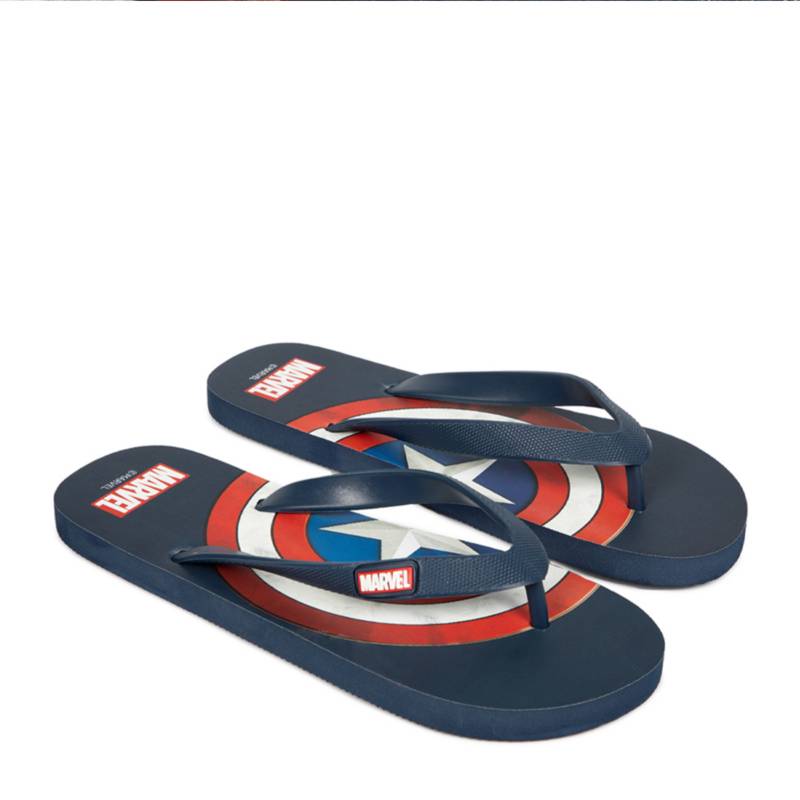 Marvel Sandalias de Capitan America para Hombre Marvel MARVEL