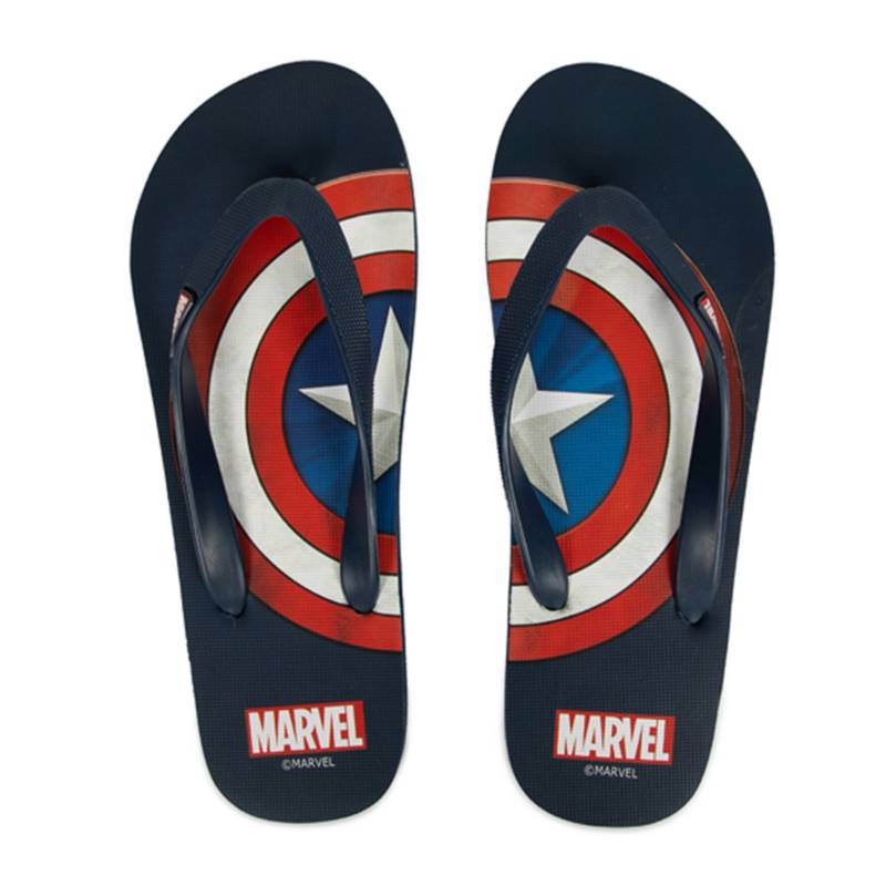 Marvel Sandalias de Capitan America para Hombre Marvel MARVEL