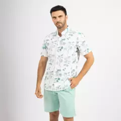 LIMA SHIRT CO - Camisa Lima Shirt Relaxed Fit Catania Verde