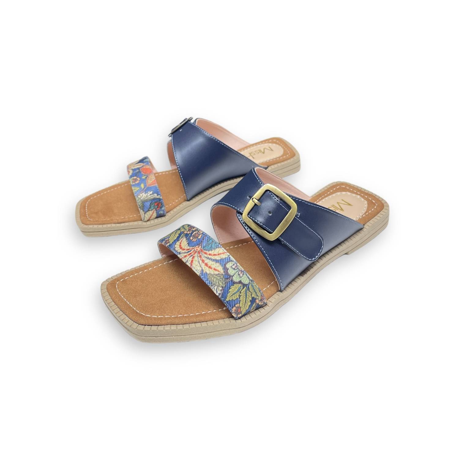 Sandalias Mujer Misshus Lulu azul osc GENERICO