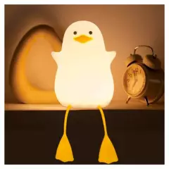 GENERICO - Lámpara de noche LED - Diseño de pato - Luz Cálida