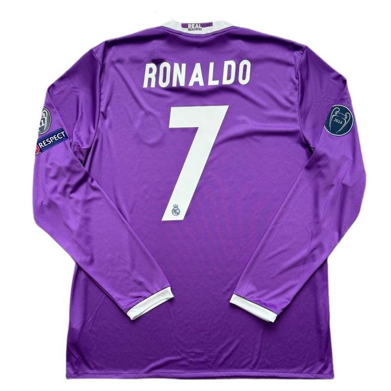 Camiseta 2ª Real Madrid 2016/2017 Ronaldo Morado