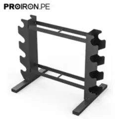 PROIRON - Rack compacto de acero para mancuernas y pesas rusas