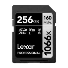 LEXAR - Memoria SD Lexar Professional 256GB - W160mb - R120mb 1066x