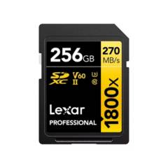 LEXAR - Memoria SD Lexar Professional 256GB - R270mb - W180mb 1800x