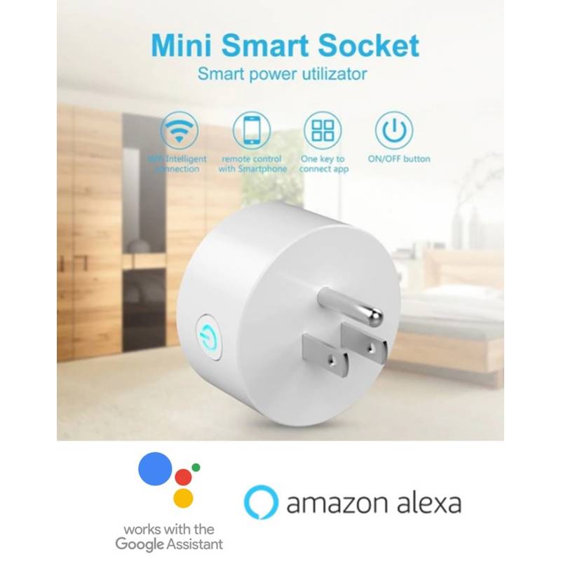 Enchufe Inteligente Smart Wifi Domotica Google home Assitant y Alexa  GENERICO