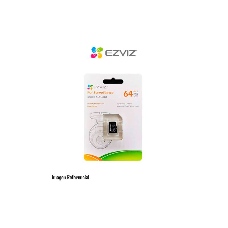 MEMORIA MICRO SD / 64GB / CS-CMT-CARDT64G / EZVIZ - Tienda Ezviz Chile