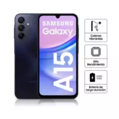 SAMSUNG - Samsung Galaxy A15 256GB 8GB Ram 50MP 5MP - Negro