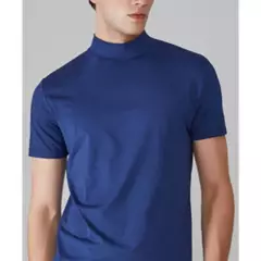 ZIMRAHYG - Camiseta de manga corta de color llano para hombres
