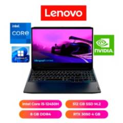 LENOVO - NOTEBOOK LENOVO IDEAPAD GAMING 3 156 FHD INTEL CORE i5-12450H 8GB RAM 512GB SSD M2 4GB NVIDIA