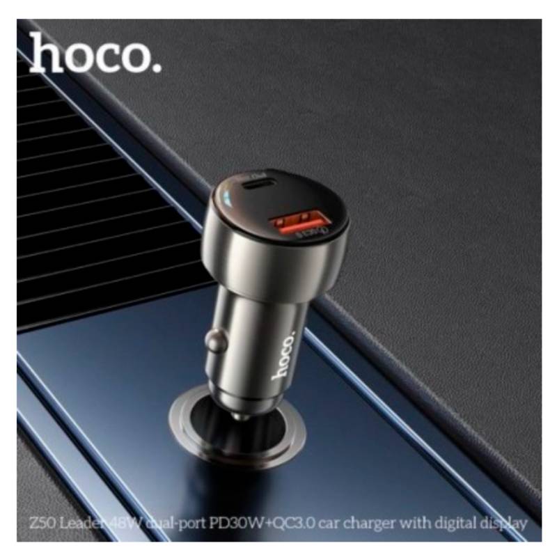 Cargador de coche HOCO NZ5 para IPHONE salida total 5V / 5A carga rápi –  APOLO AUDIO