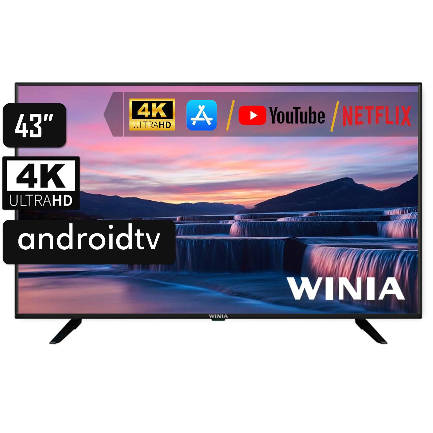 Android TV 43 Ultra HD 4K Negra