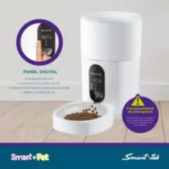 SMART TEK - Comedero Dispensador de Alimento Gatos Smart Tek PF 100