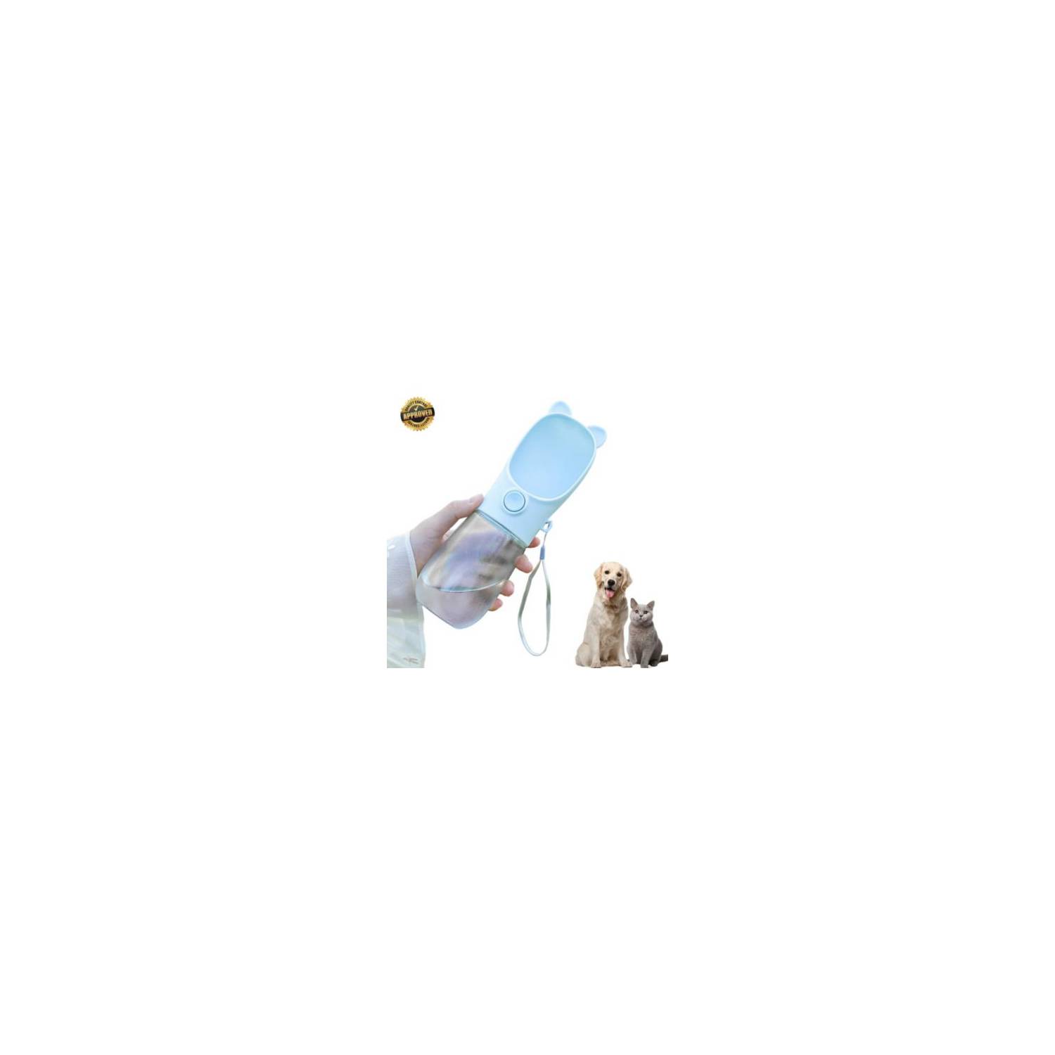 Bebedero Dispensador de Agua Portátil Perro MOS310020 Azul – E-Bestprice