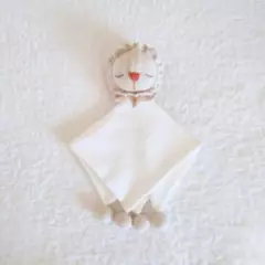 BE CRAFTY - Manta de Apego Antialérgica León color crema 32cm Bebé 6M