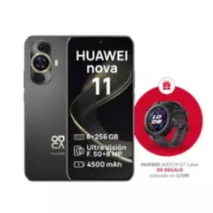 HUAWEI - HUAWEI Smartphone Nova 11 Negro 8GB 256GB Dual Sim + Regalo WATCH GT Cyber