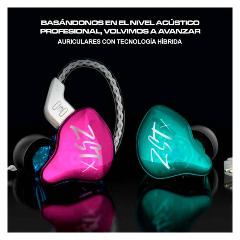 Audífonos In-ear Gamer Kz Zst X