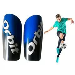 ORBIT - Canillera para Fútbol Azul Talla M - Adulto