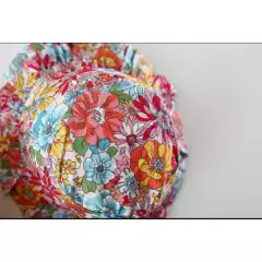 GENERICO - Vestido floral de verano para niña tirantes estampado con sombrero