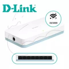 DLINK - Switch 8 Puertos Dlink Gigabit 100/1000