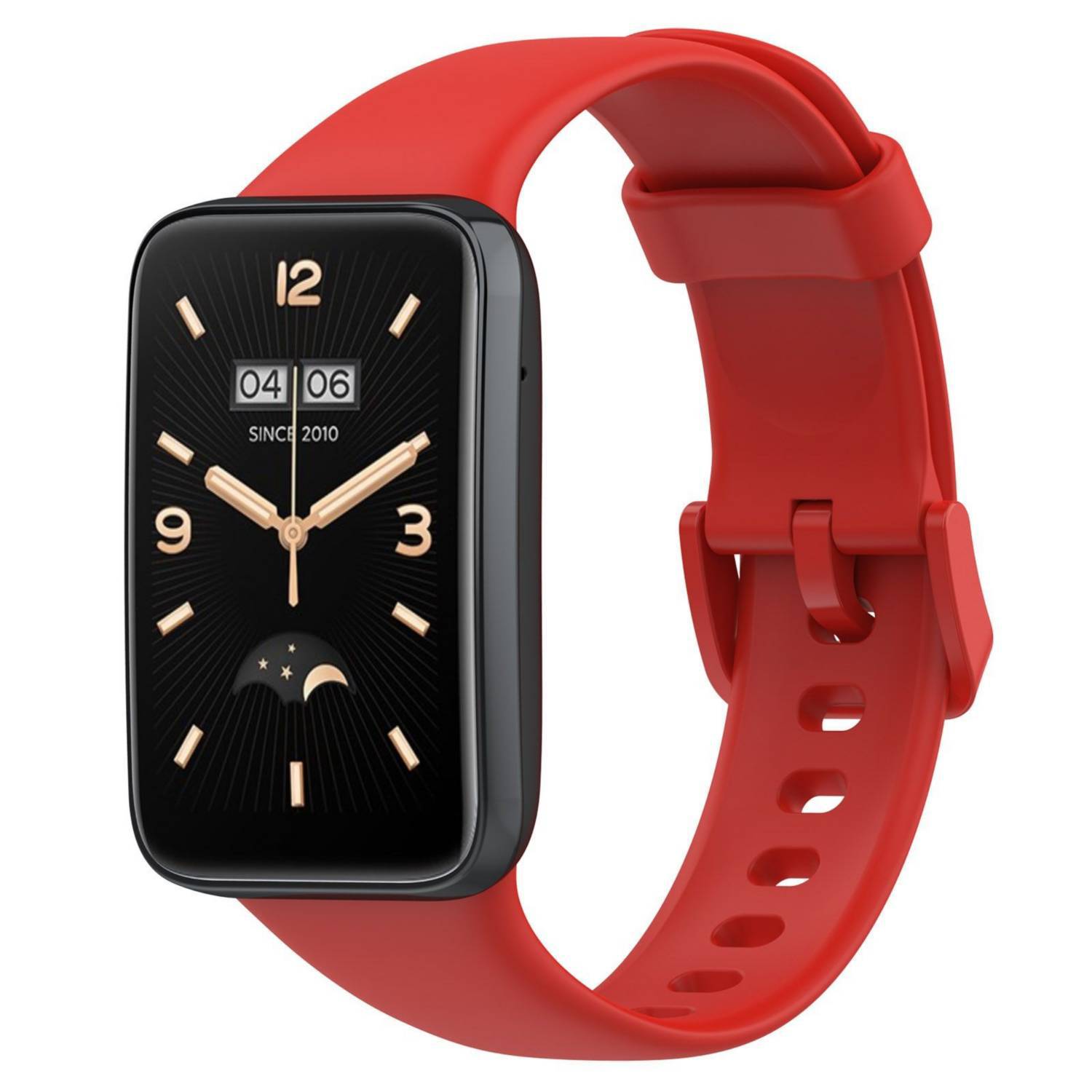 Compre Para Xiaomi Mi Band 7 Pro, Correa de Reloj de Silicona de Banda de  Doble Color Con Cubierta de Caja - Rojo Negro / Negro en China