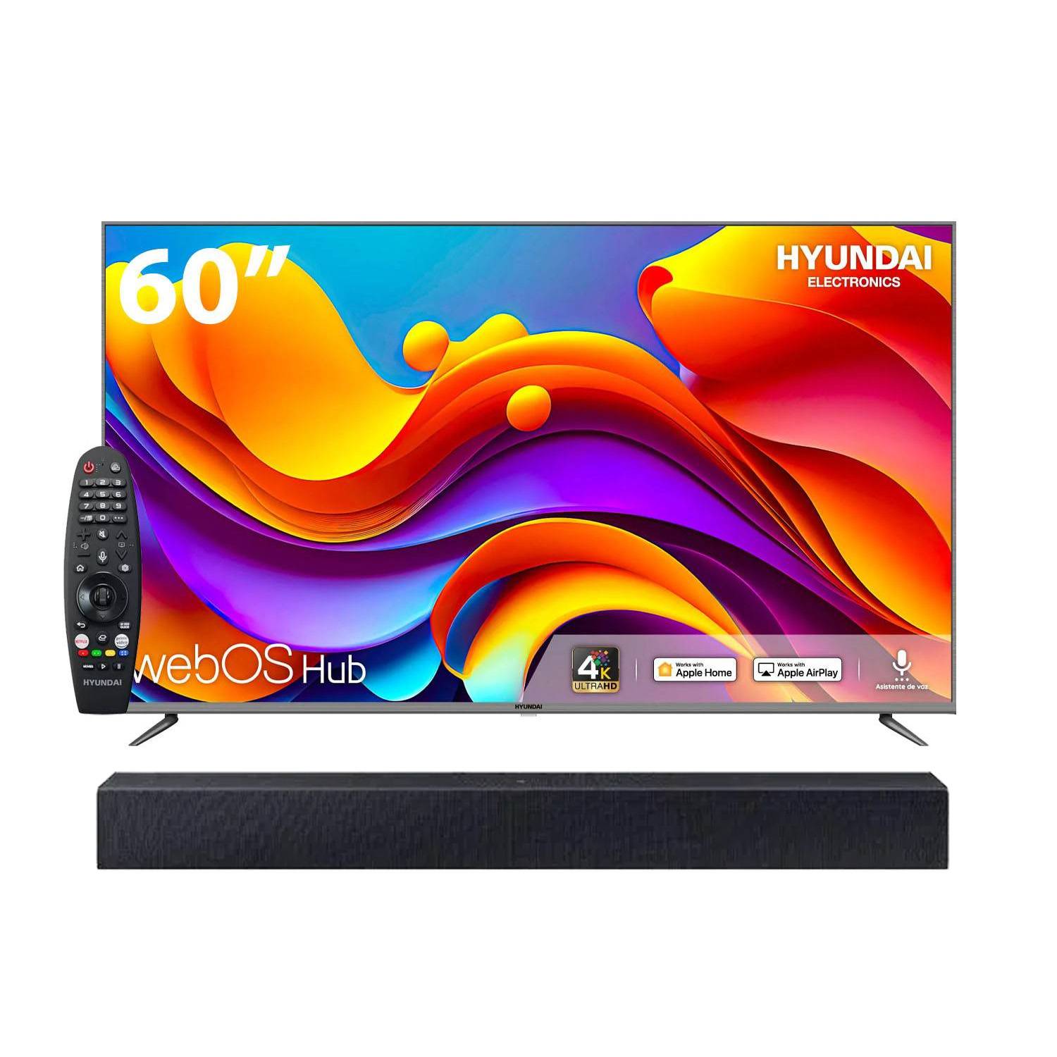 Televisor Hyundai 60 HYLED6003W4KM Led 4K Ultra HD