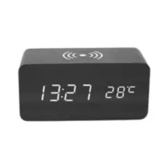 VIVIBOX - Reloj Digital de mesa con estación de carga inalámbrica