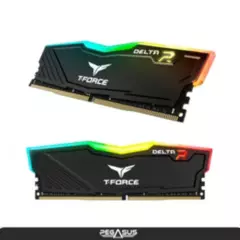 TEAMGROUP - MEMORIA TEAMGROUP T-FORCE DELTA RGB, 8GB, DDR4 3200 MHZ, CL-16  BLACK