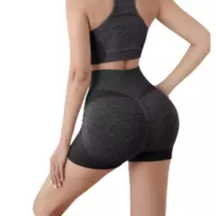 BELCHERCC5 - Pantalones cortos de yoga para levantamiento de cadera de mujer