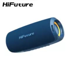 HIFUTURE - HiFuture Gravity Azul Parlante Bluetooth TWS Iluminación RGB 8 Horas
