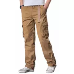 BELCHERCC5 - Pantalones rectos para hombre Casual Loose Fit Sports Trousers