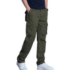 BELCHERCC5 - Pantalones rectos para hombre Casual Loose Fit Sports Trousers